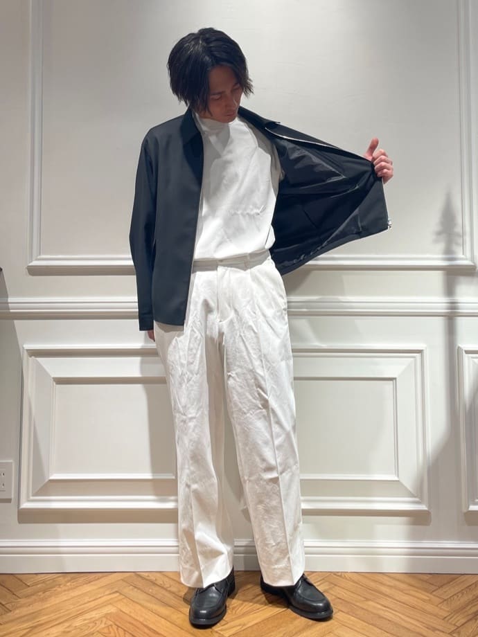 橋本さんの「DRESSTERIOR｜【ウォッシャブル】ウールハリントン ジャケット」を使ったコーディネート