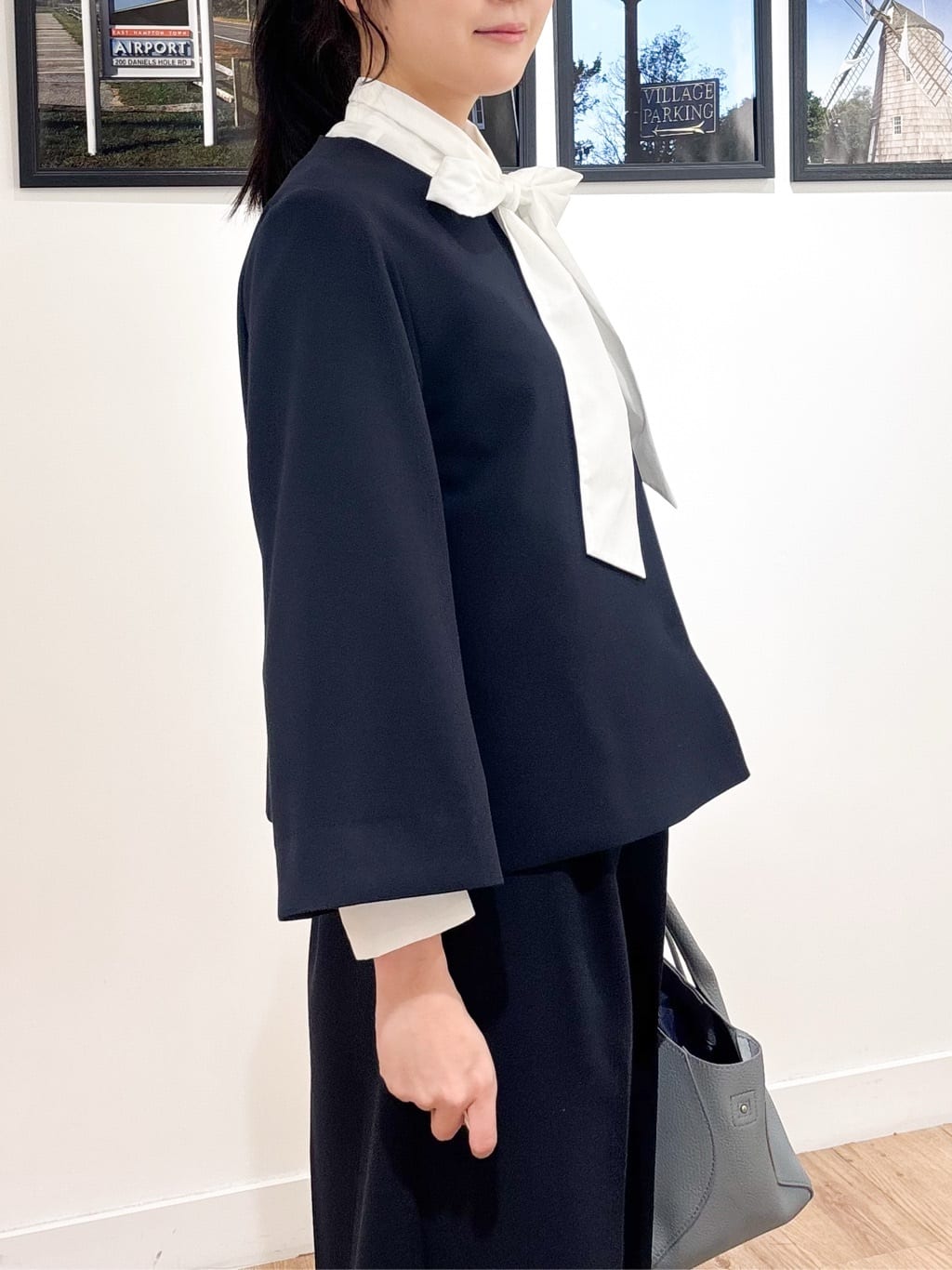 Ririkaさんの「Dessin｜【入卒/セレモニー】ボウタイリボンブラウス」を使ったコーディネート