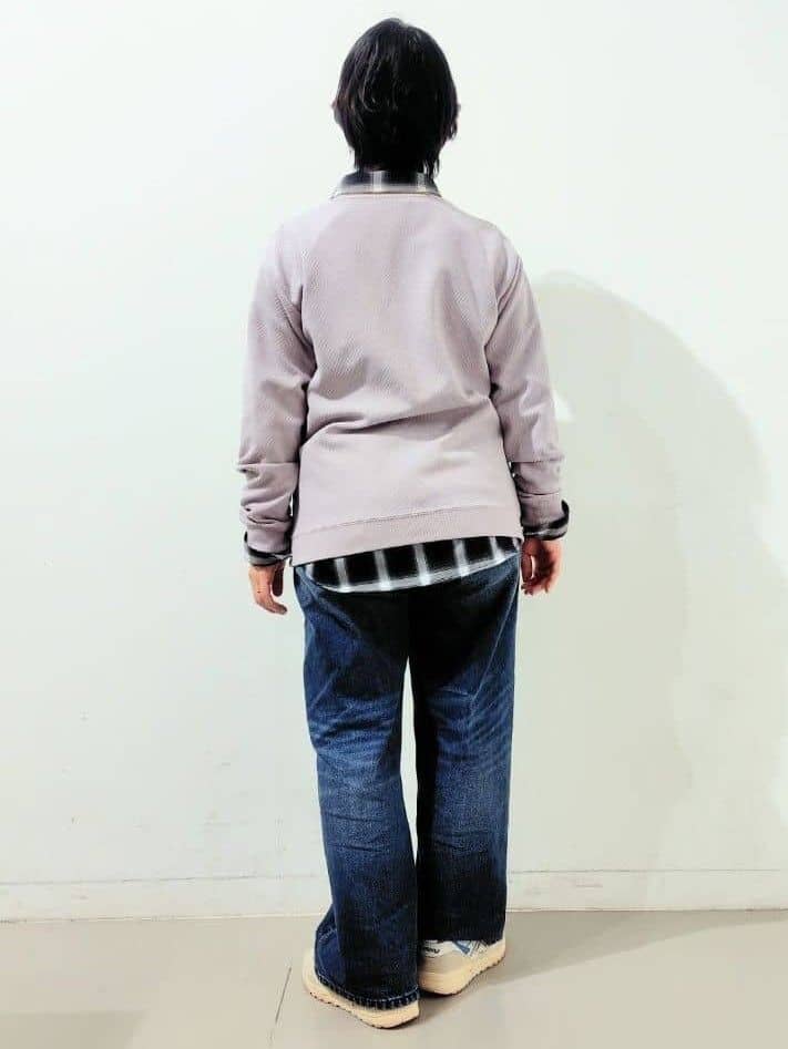 kodamaさんの「THE SHOP TK｜【大人のデイリースタイルを格上げ】ジャカードリンクススウエット　洗濯機OK」を使ったコーディネート