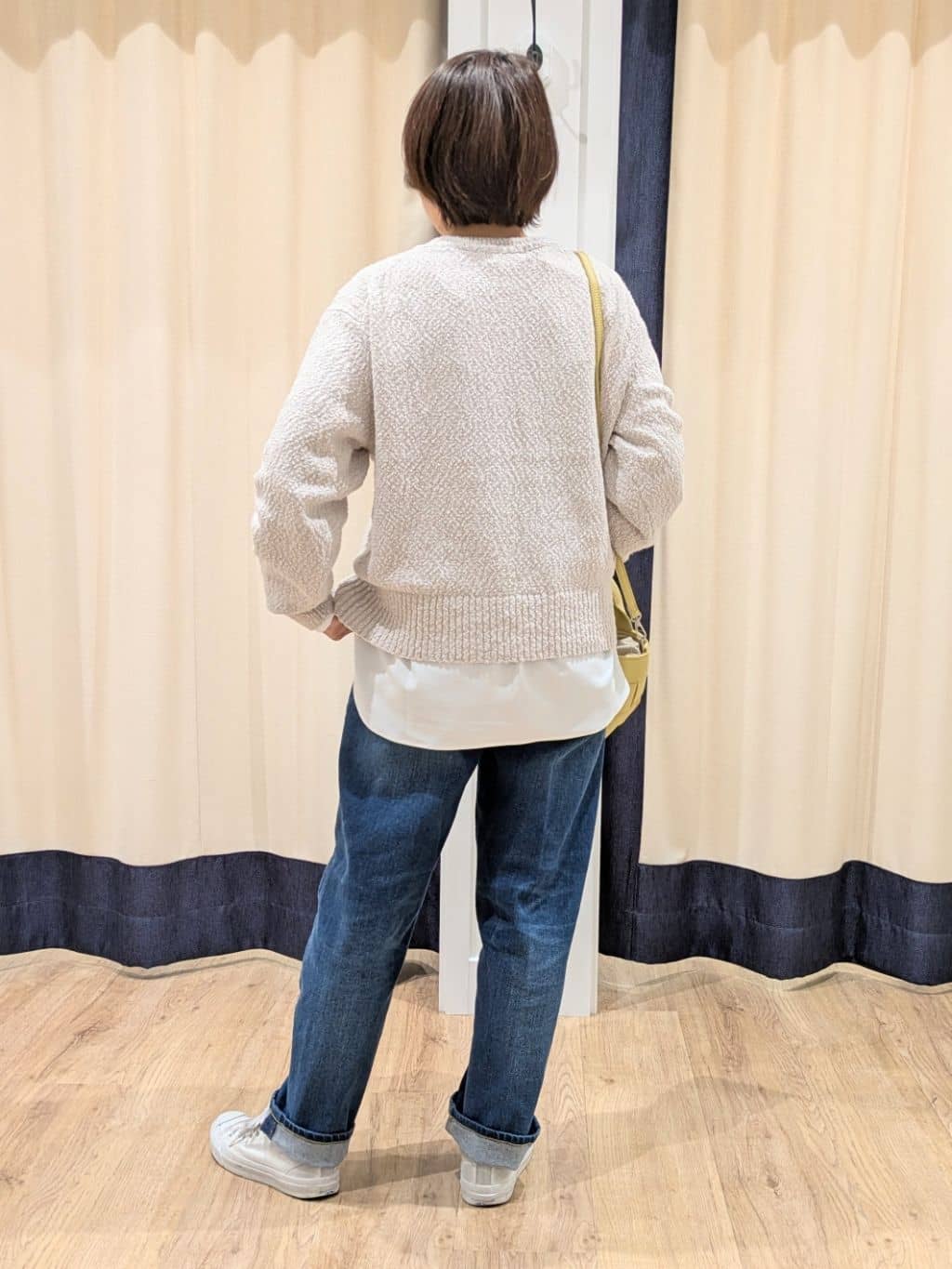 Moriokaさんの「Dessin｜【洗える】ローゲージコットンニット」を使ったコーディネート