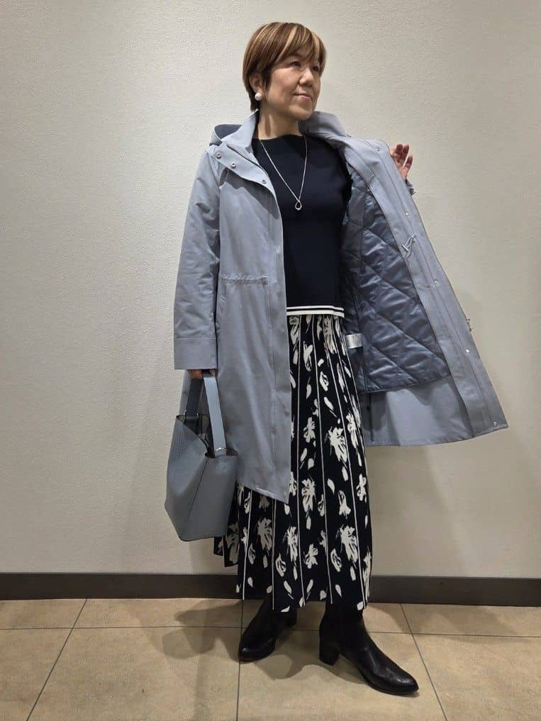 yoshiさんの「Reflect｜【セットアップ可】ダブルジャカードニットプルオーバー」を使ったコーディネート