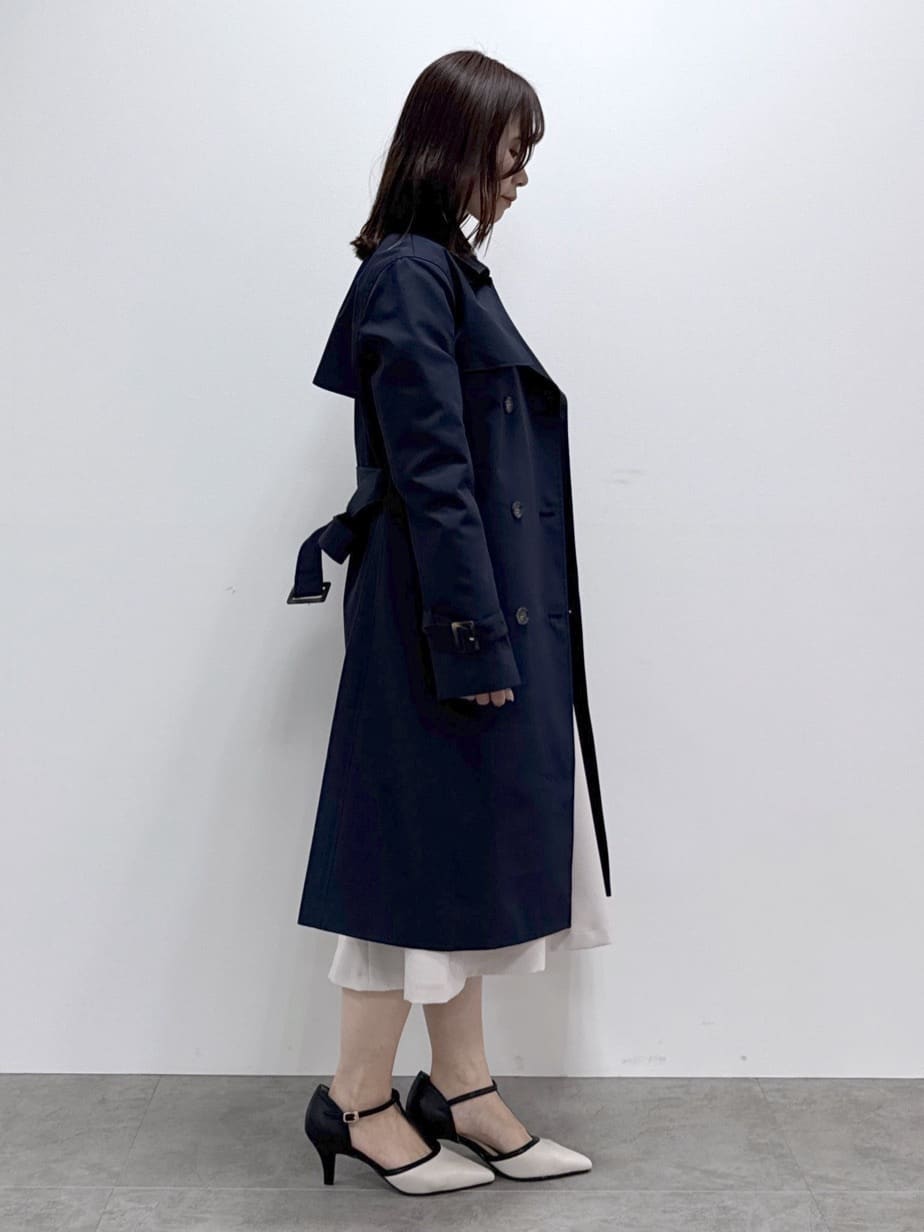 kozuさんの「index｜撥水トレンチコート【洗濯機OK／花粉対応】《XS～3L》」を使ったコーディネート