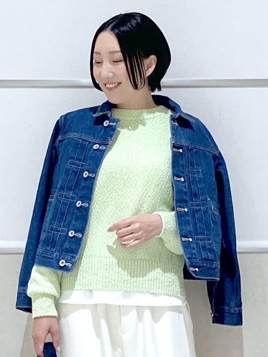 eriko さんの「Dessin｜【ユニセックス/2WAY】リバーシブルデニムジャケット」を使ったコーディネート