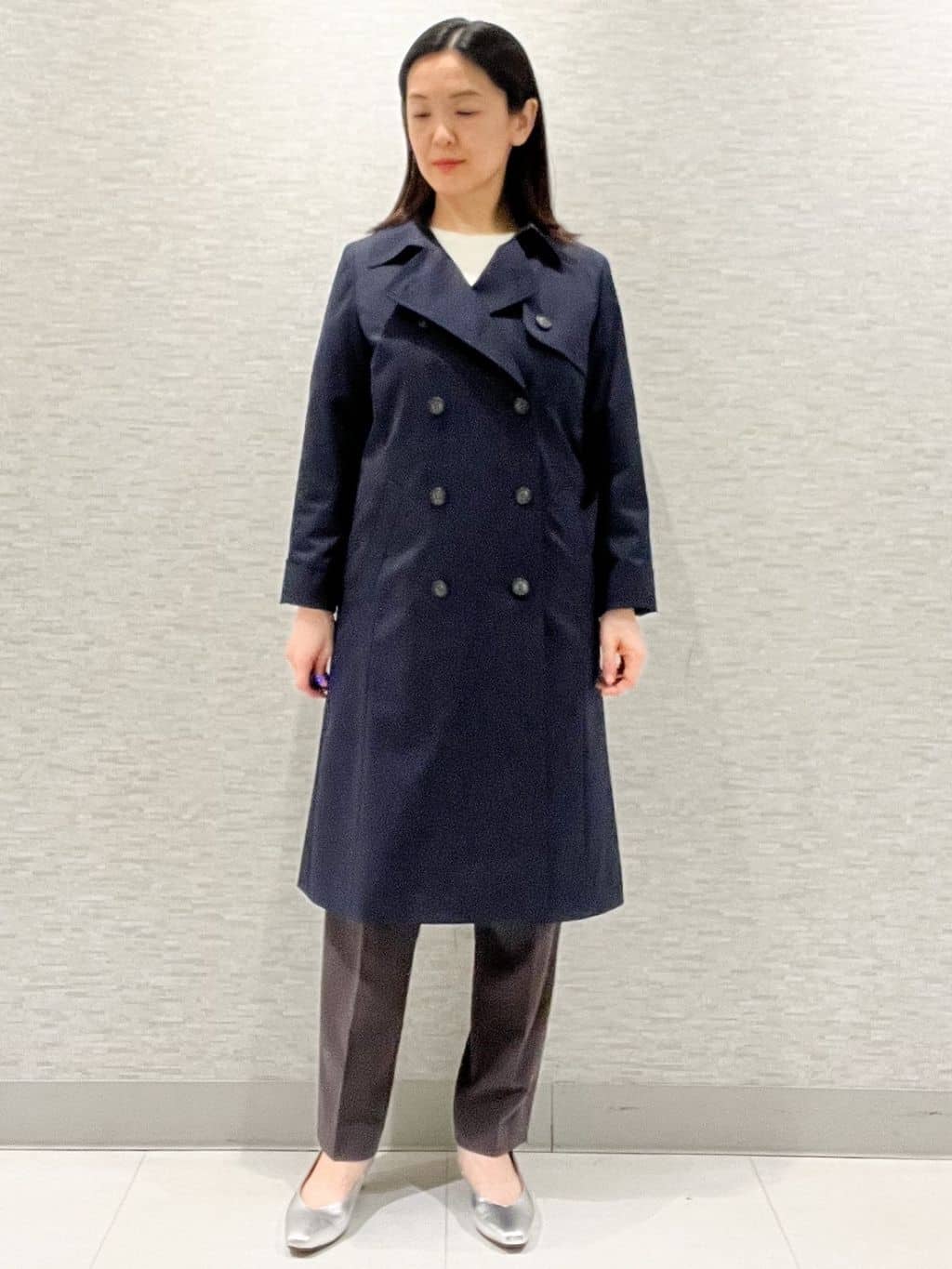 marikoさんの「Reflect｜【通勤／ライナー取り外し可】中綿ライナー付トレンチコート」を使ったコーディネート