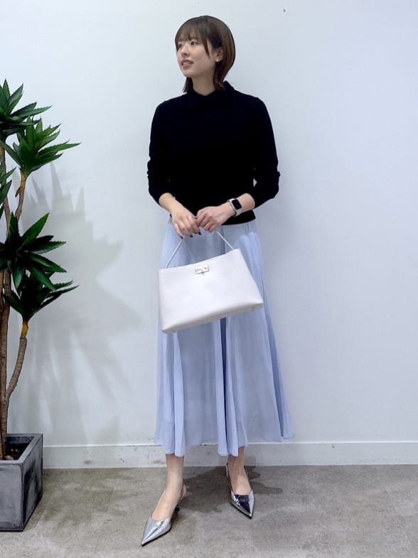 yukaさんの「UNTITLED｜◆【洗える/後ろウエストゴム】ロングスカート」を使ったコーディネート