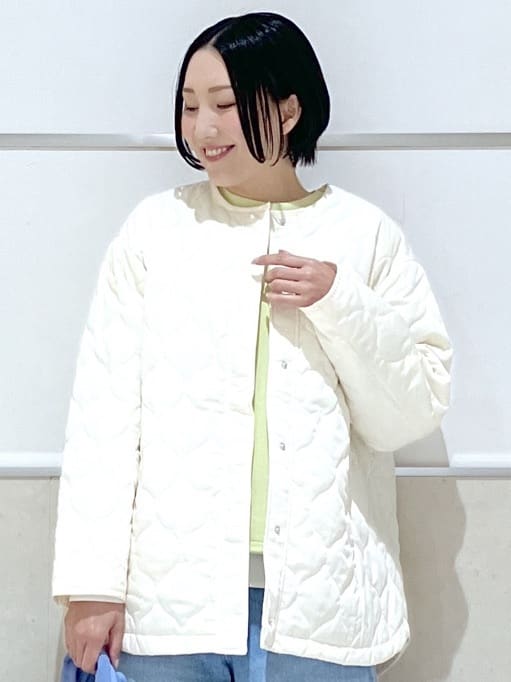 eriko さんの「Dessin｜【前後2WAY/洗える】ドロストリブカットソー」を使ったコーディネート