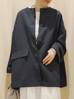 toyaさんの「Dessin｜【花粉ガード/撥水加工/洗える】クルーネックスプリングコート」を使ったコーディネート