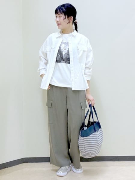  beni_gingerさんの「Reflect｜【羽織にも◎】ダンガリーシャツ」を使ったコーディネート