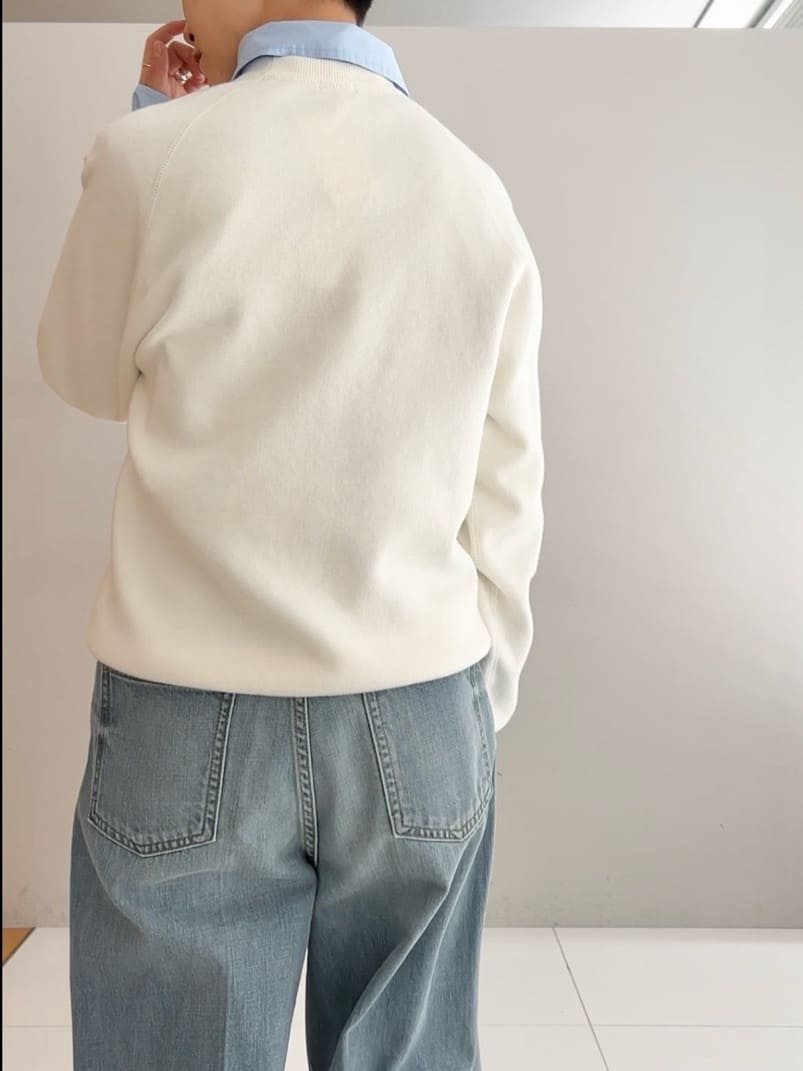 OCHIAIさんの「DRESSTERIOR｜◆ウォッシャブルコットンカシミヤプルオーバーニット」を使ったコーディネート