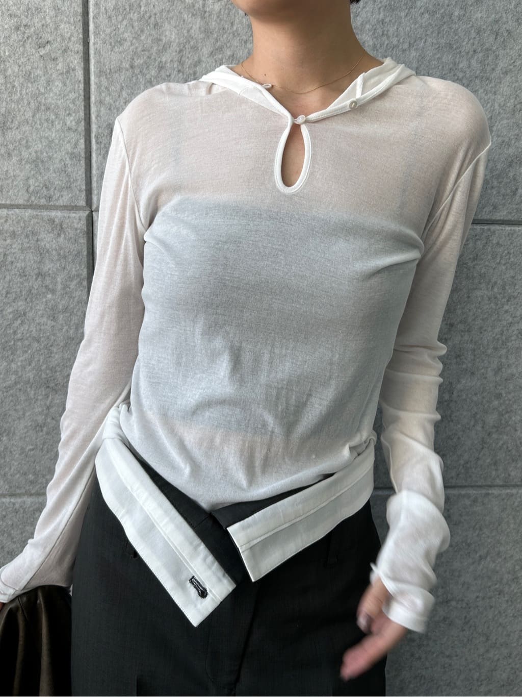 harunaさんの「CODE A｜【Re】grain zip over blouson」を使ったコーディネート