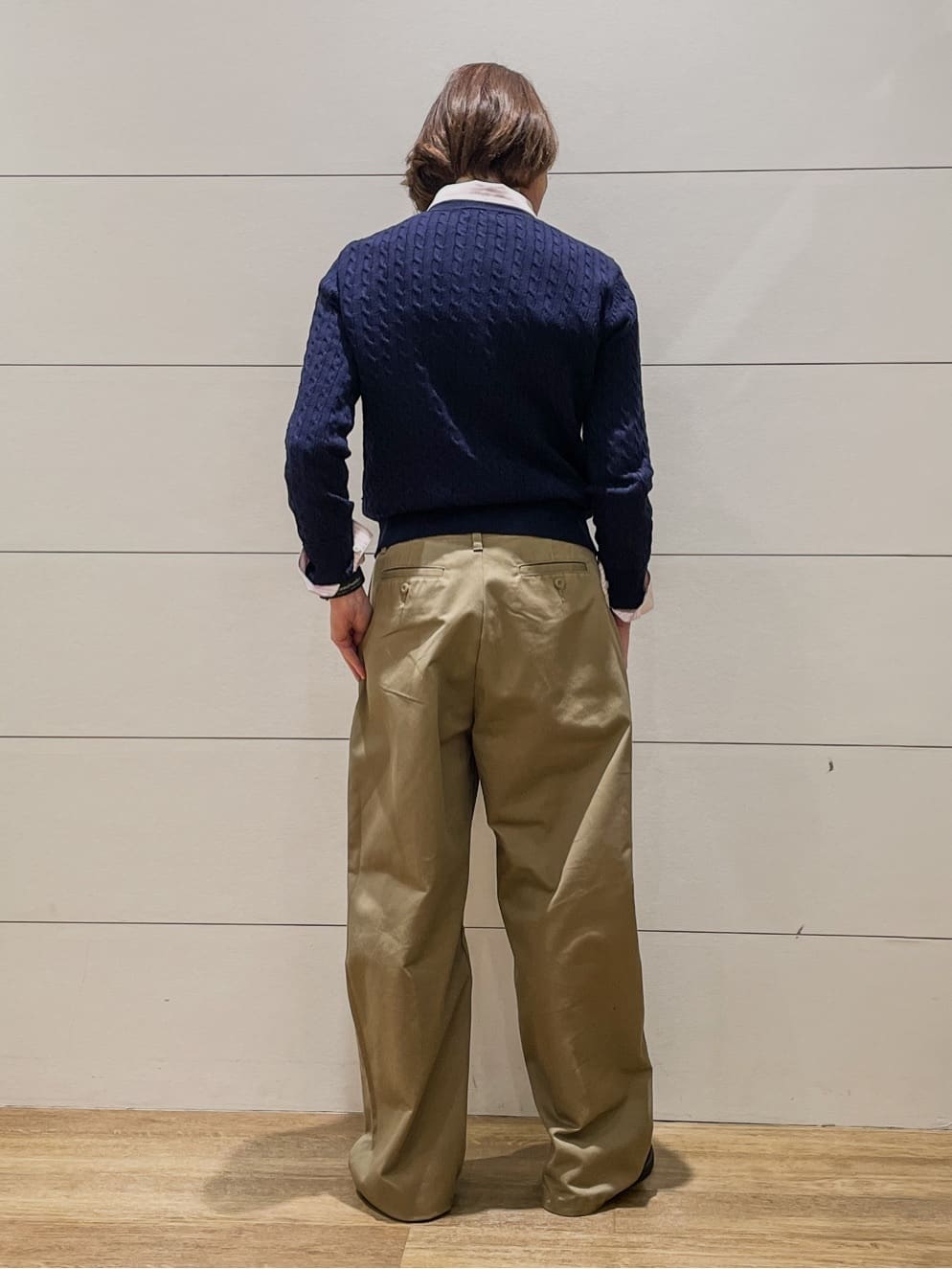 Ryoさんの「THE SHOP TK｜【POLO BCS 別注】ケーブルカーディガン」を使ったコーディネート