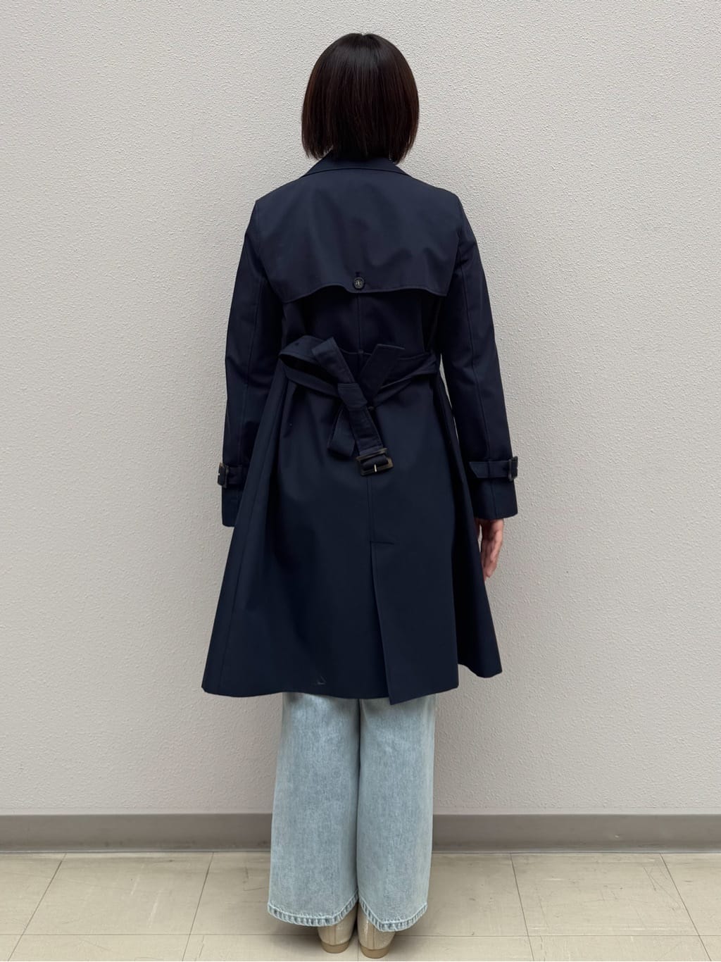 mihaさんの「index｜撥水トレンチコート【洗濯機OK／花粉対応】《XS～3L》」を使ったコーディネート