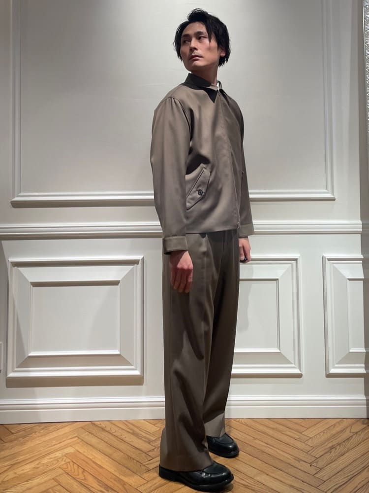 橋本さんの「DRESSTERIOR｜【ウォッシャブル】ウールハリントン ジャケット」を使ったコーディネート