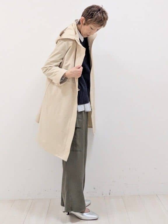 sachiさんの「Reflect｜【中綿ライナー付き】ライナー付きフーデッドロングコート」を使ったコーディネート