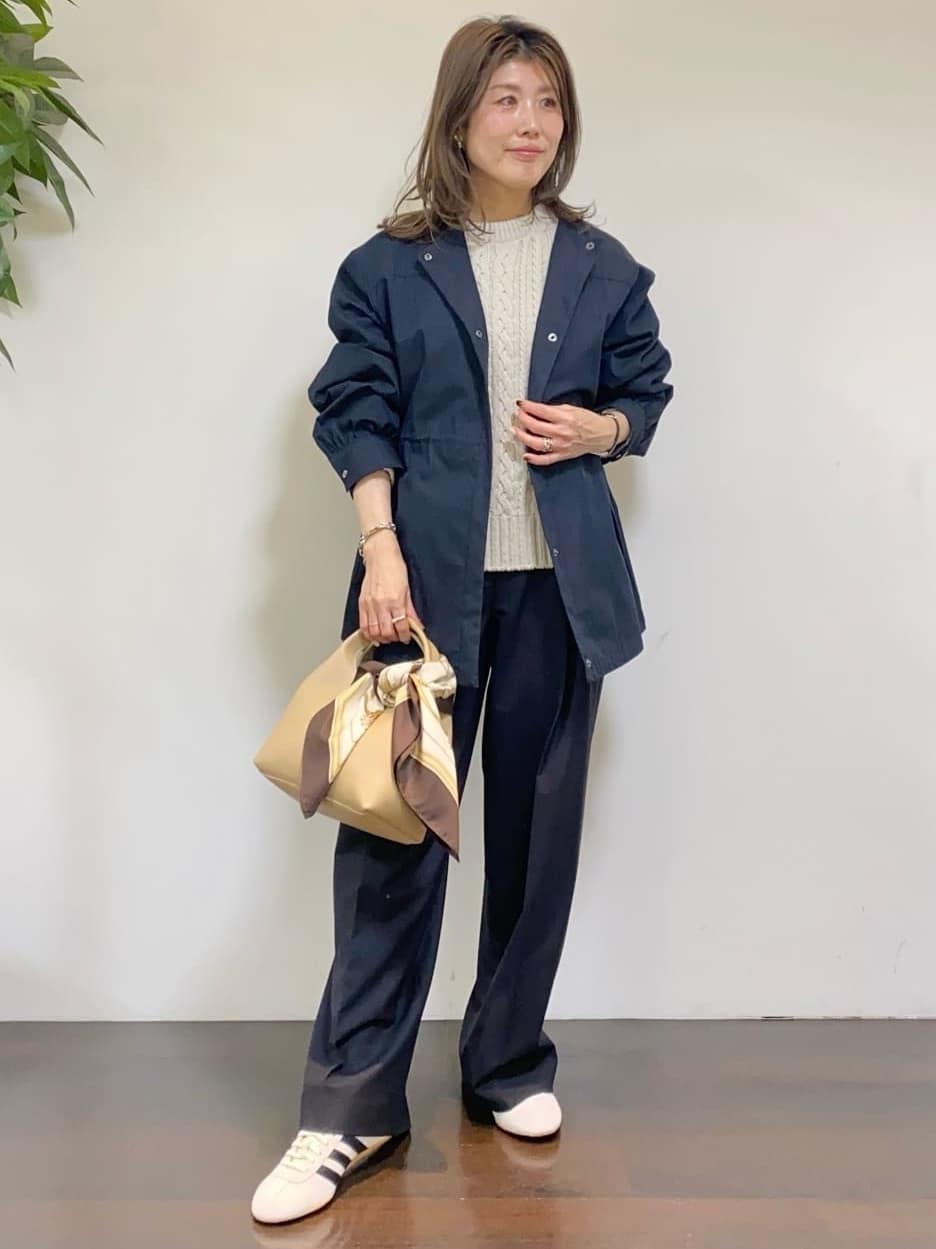 tomoさんの「UNTITLED｜◆【はっ水】ライトコットンミリタリーコート」を使ったコーディネート