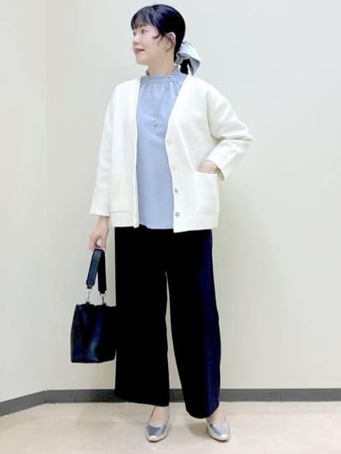  beni_gingerさんの「Reflect｜【着回し力◎】ジャケット風ニットカーディガン」を使ったコーディネート