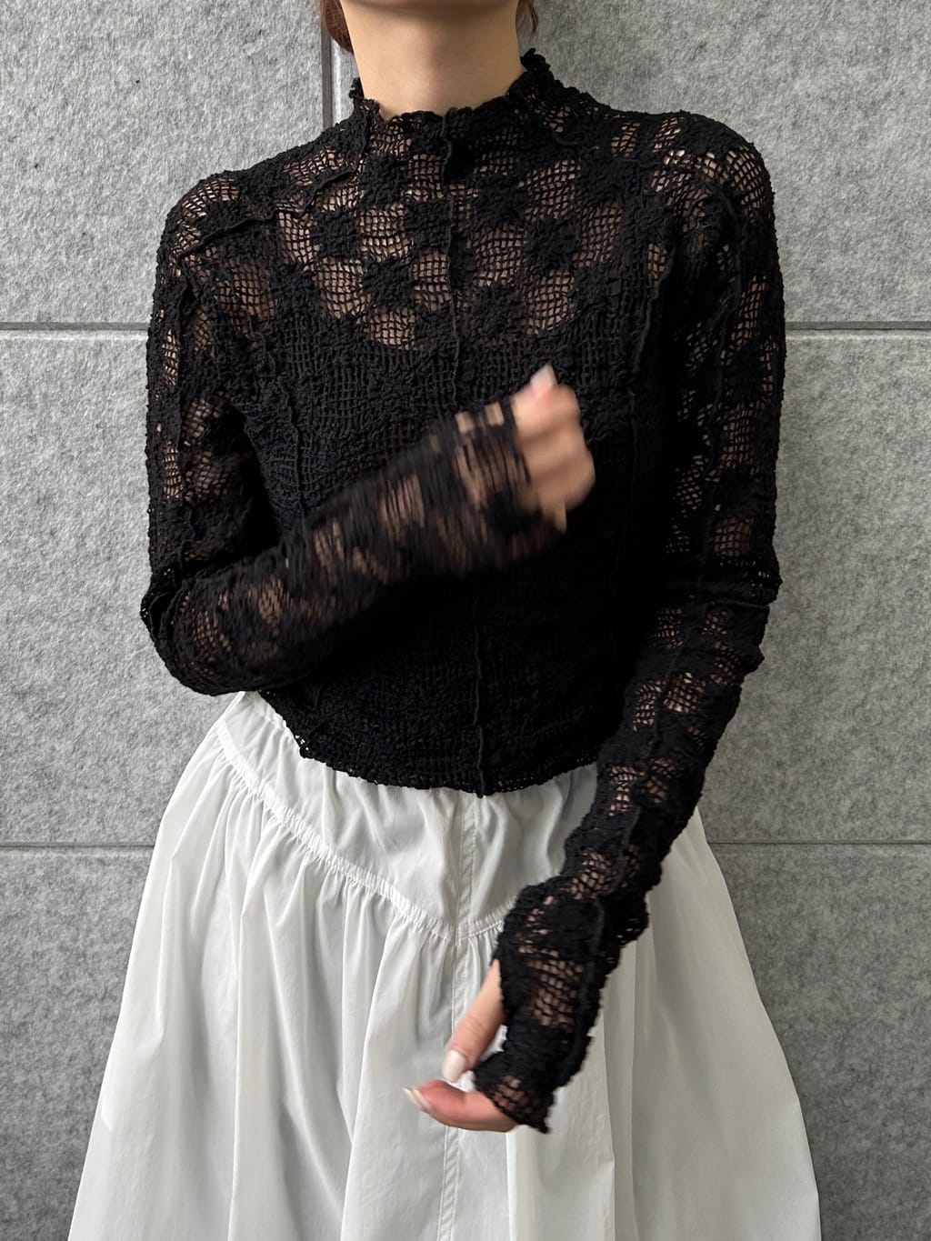 harunaさんの「CODE A｜balloon easy skirt」を使ったコーディネート