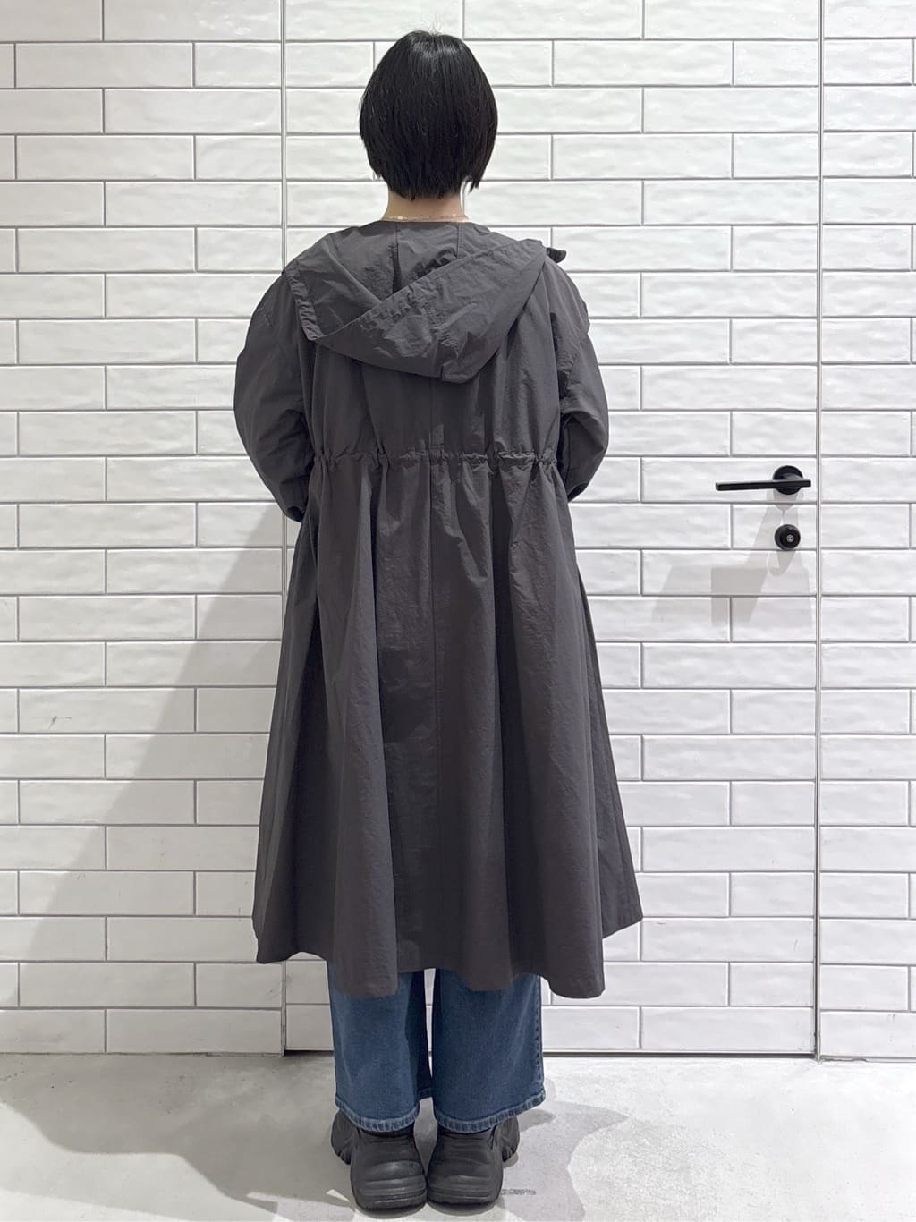 ayumiさんの「OPAQUE.CLIP｜撥水フードZIPロングコート【洗濯機OK】」を使ったコーディネート