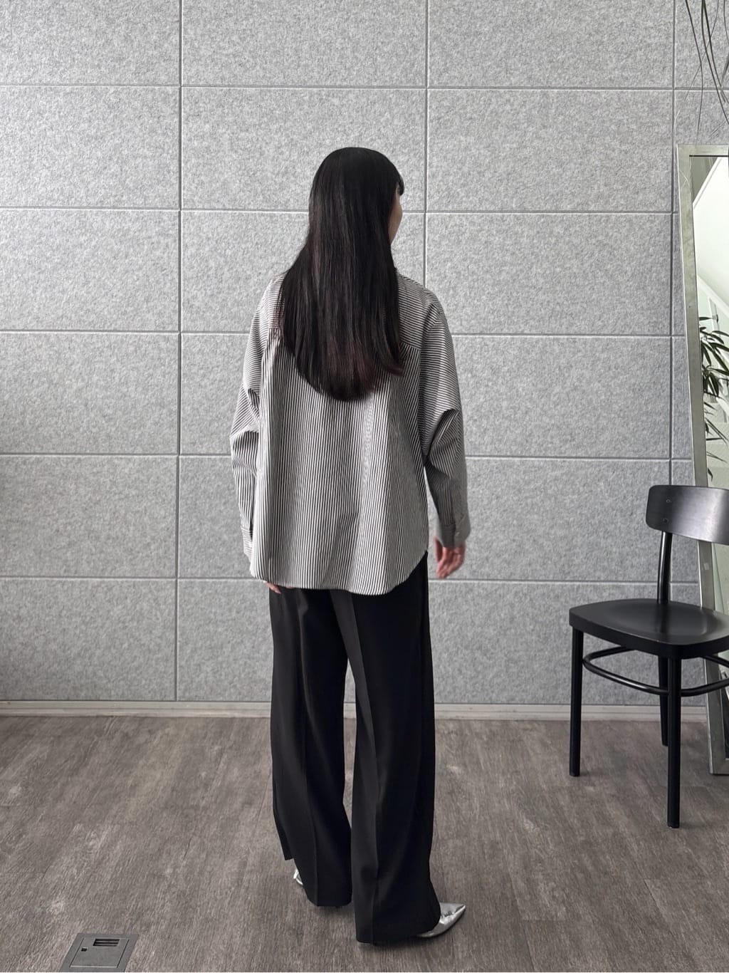 rinaさんの「INDIVI｜Timeless｜ビッグポケットフォルムシャツ【接触冷感】」を使ったコーディネート