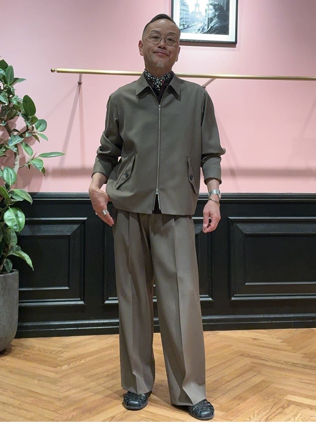 torigoeさんの「DRESSTERIOR｜【ウォッシャブル】ウールハリントン ジャケット」を使ったコーディネート