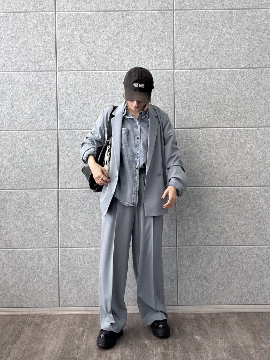 kotakiさんの「INDIVI｜Comfy SET UP｜ダブルブレストイージージャケット【セットアップ対応／通勤／カセット服／接触」を使ったコーディネート