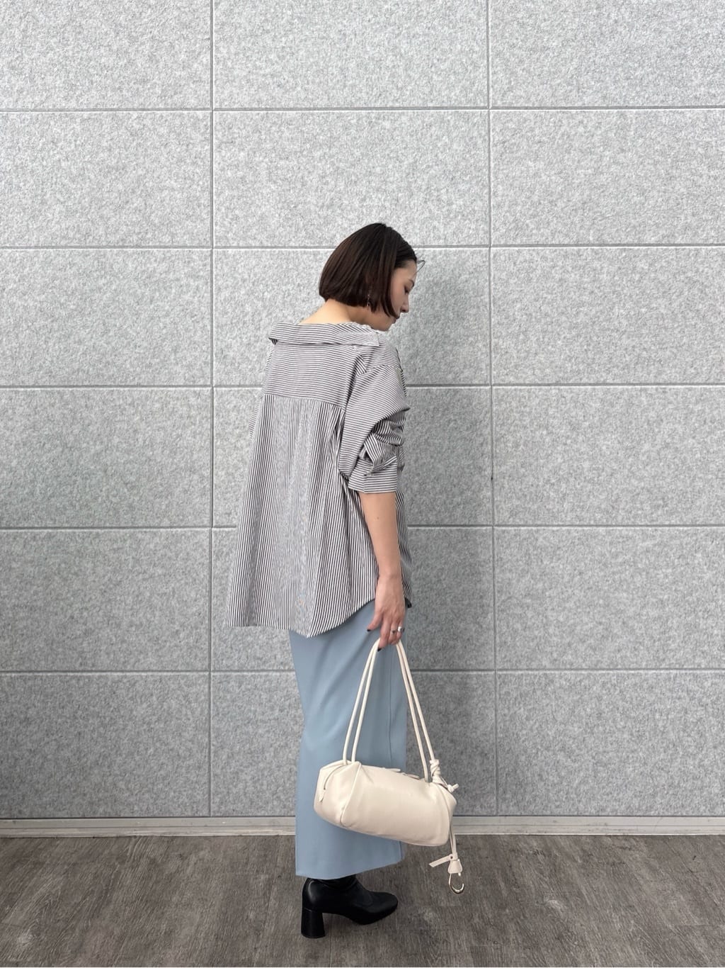 ayanoさんの「INDIVI｜Timeless｜ビッグポケットフォルムシャツ【接触冷感】」を使ったコーディネート