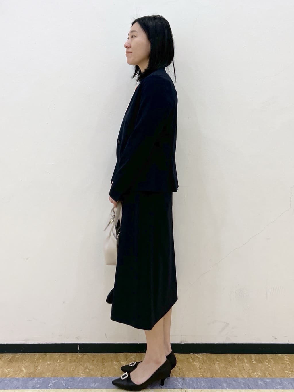 su.さんの「index｜【接触冷感／吸水速乾】ノーカラージャケット／セットアップ対応可《洗える／防シワ／ストレッチ》」を使ったコーディネート
