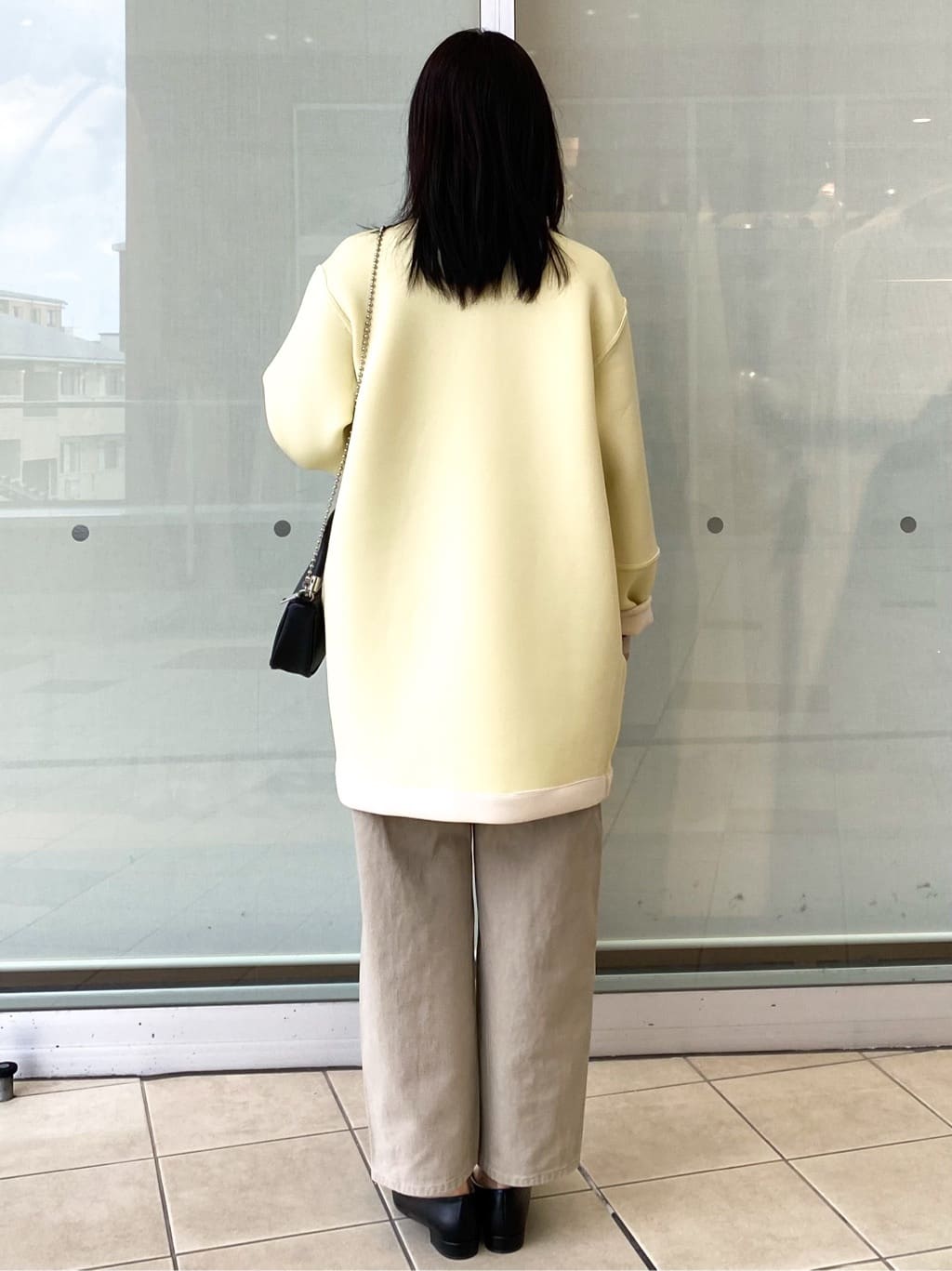 Jeanさんの「OPAQUE.CLIP｜リバーシブル配色ノーカラーコート【洗濯機OK】」を使ったコーディネート