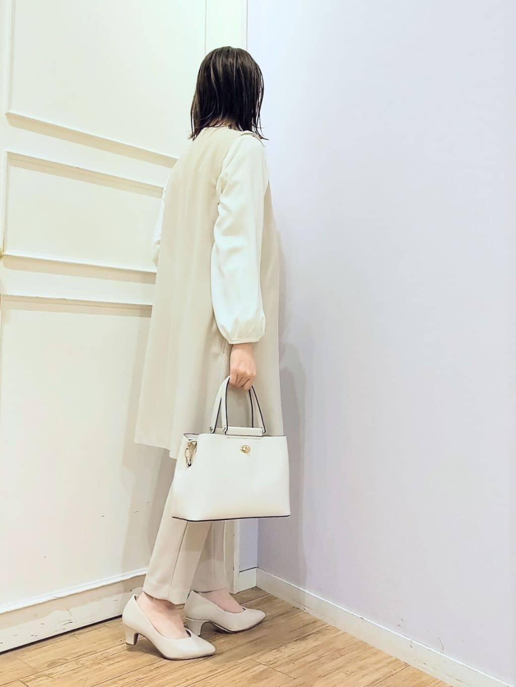 miomioさんの「SHOO･LA･RUE｜【セレモニー】ロンデルマグネットネックレス」を使ったコーディネート