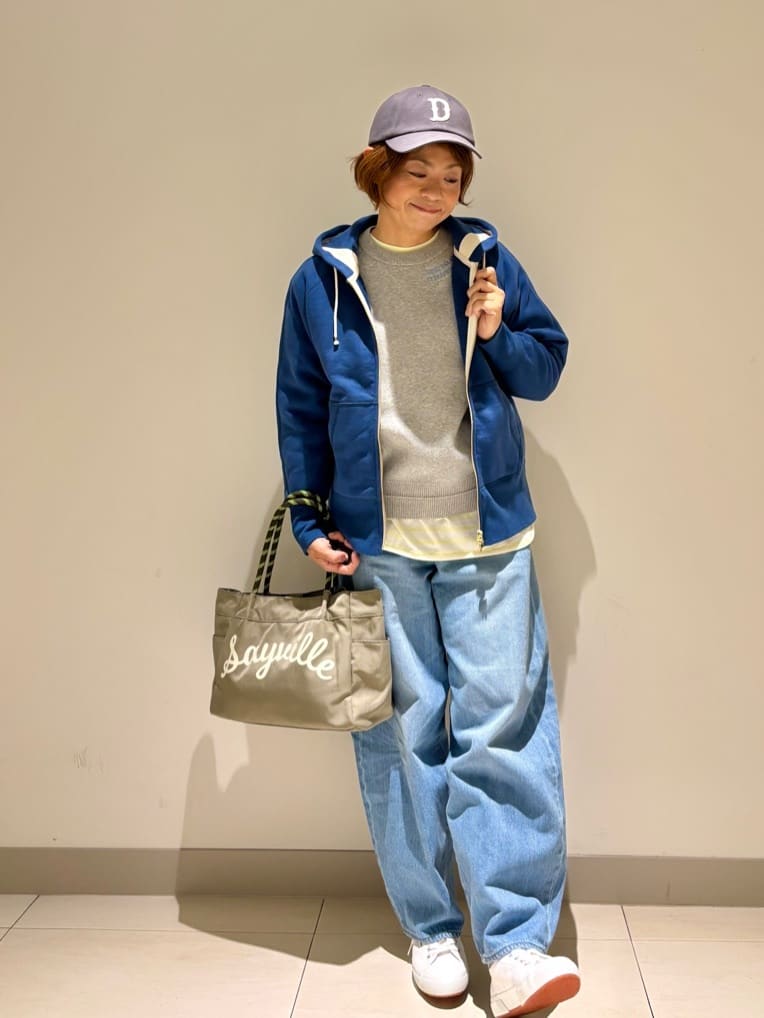 Haruさんの「Dessin｜【洗える】シャツテールロングTシャツ」を使ったコーディネート