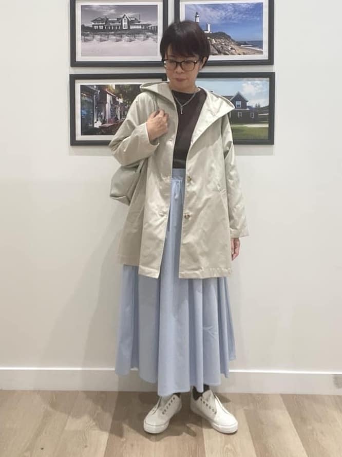 Naoさんの「Dessin｜【洗える】バイカラーデザインニット」を使ったコーディネート