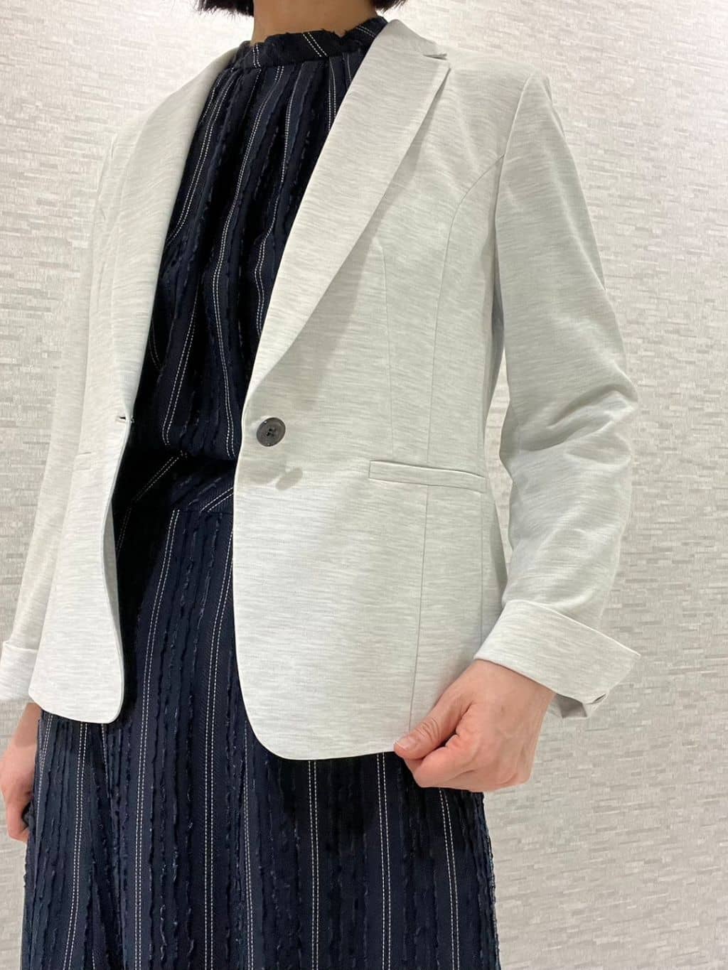marikoさんの「Reflect｜【SS-4Lサイズ／UVカット／接触冷感】匠ジャケット／ベーシックテーラード」を使ったコーディネート