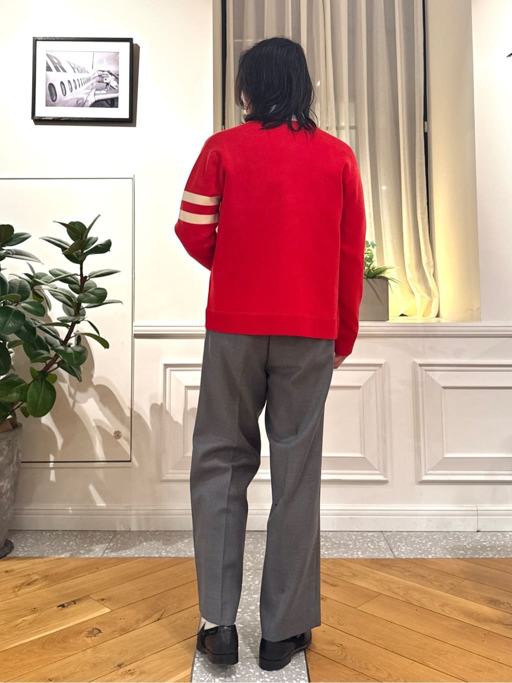 kawarataniさんの「DRESSTERIOR｜◆ウォッシャブル アームライン ラウンドカーディガン」を使ったコーディネート