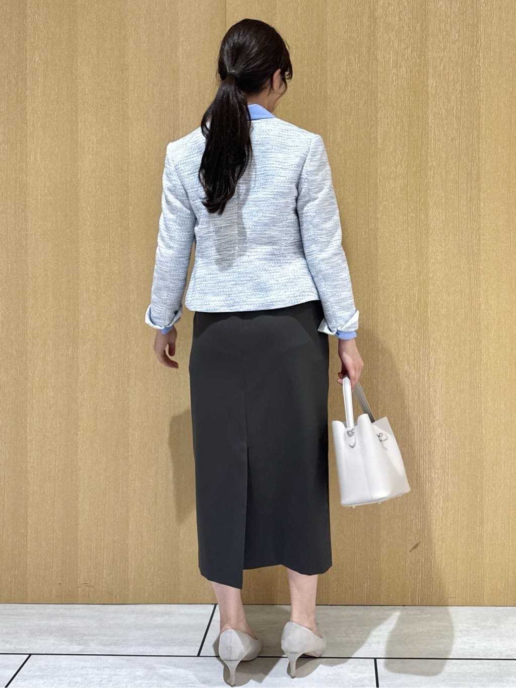 nanaさんの「UNTITLED｜◆【洗える/接触冷感】リラックスボウタイブラウス」を使ったコーディネート
