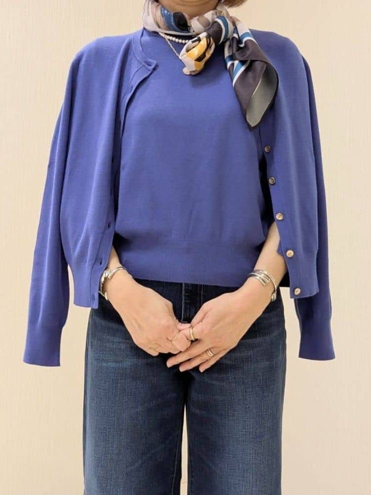 u-macoさんの「UNTITLED｜【アンサンブル可/洗える】ウォームスパンニット」を使ったコーディネート