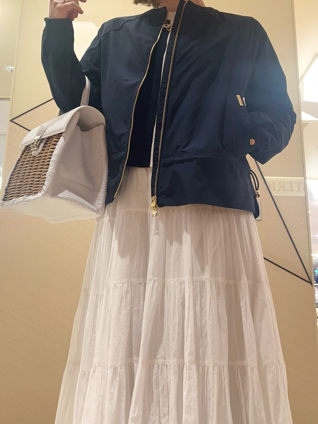 yahataさんの「DRESSTERIOR｜◆ウォッシャブル コットンカシミヤ コンビカーデ」を使ったコーディネート