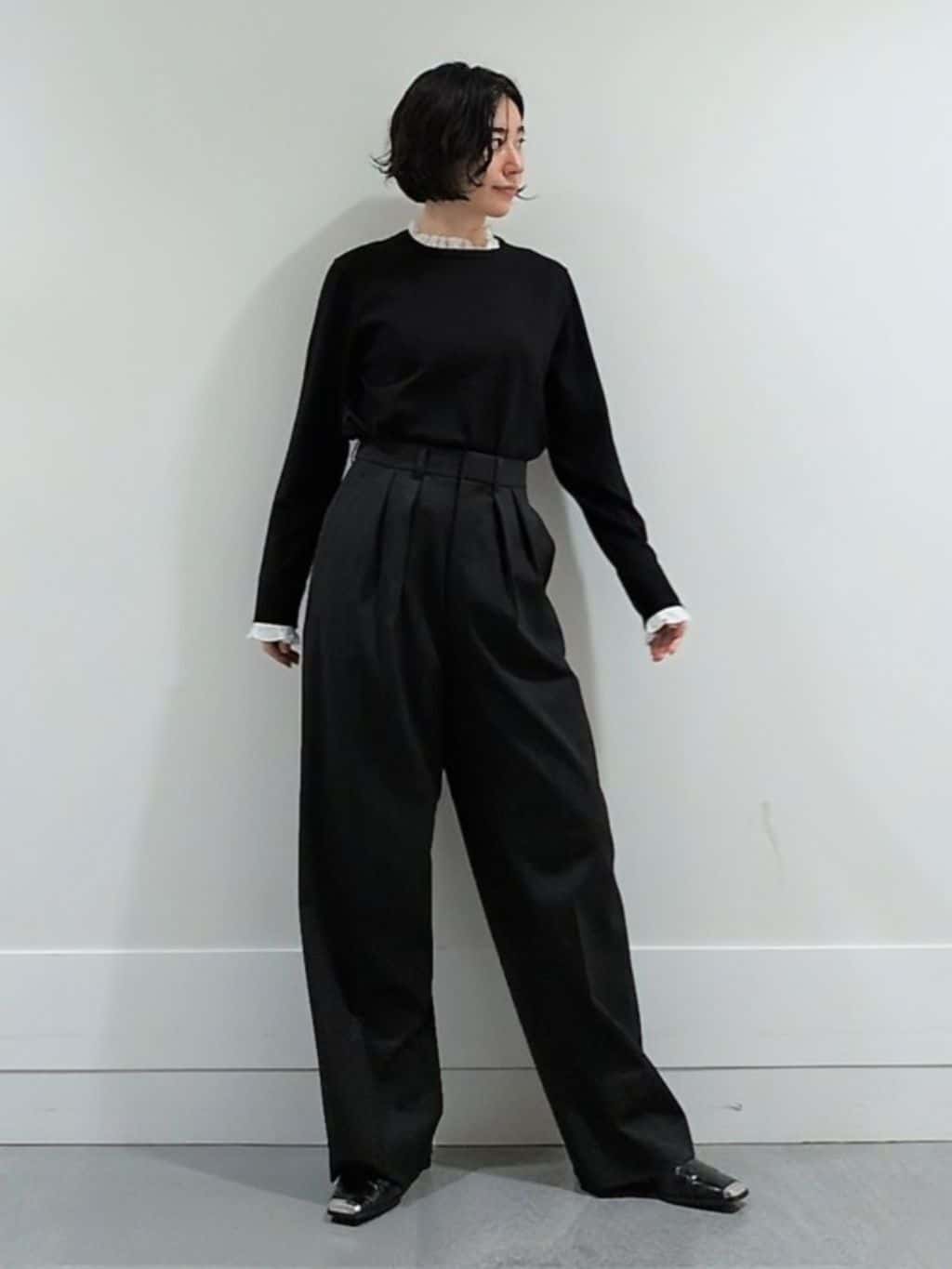ミズタさんの「UNTITLED｜【洗える/ボタンなし】ミラノリブカーディガン」を使ったコーディネート