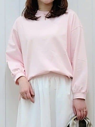itoさんの「Dessin｜【360度可愛い・洗える】バックヘンリーカットソー」を使ったコーディネート