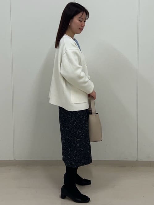 ゆうさんの「Reflect｜【着回し力◎】ジャケット風ニットカーディガン」を使ったコーディネート