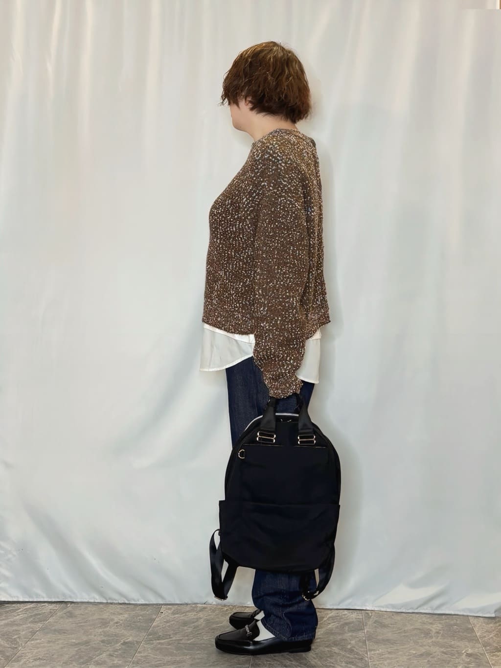 たみさんの「SHOO･LA･RUE｜【洗濯機可/前後2WAY】ぽこぽこニットカーディガン」を使ったコーディネート