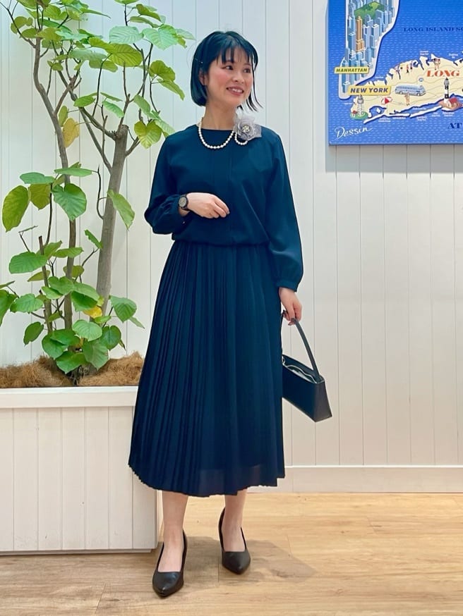 mikaさんの「Dessin｜ジョーゼットワンピース」を使ったコーディネート