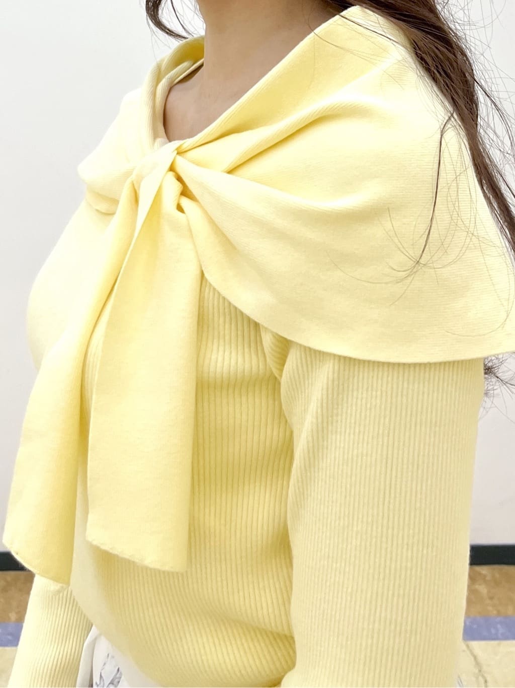 Rさんの「index｜【抗菌防臭加工】リボンデザインニットパンプス」を使ったコーディネート