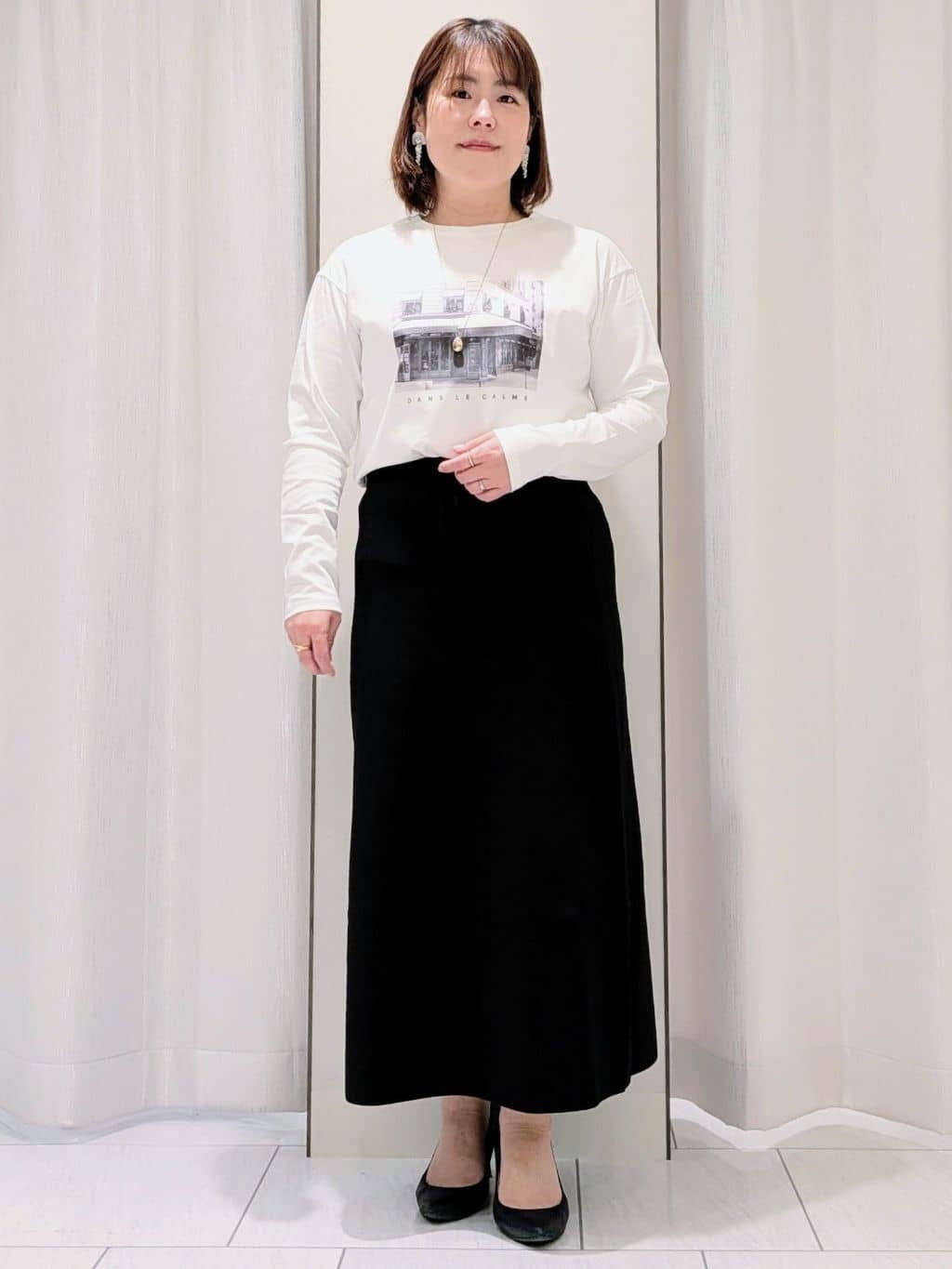 Onumaさんの「UNTITLED｜【コットン100/洗える】フォトロングTシャツ」を使ったコーディネート
