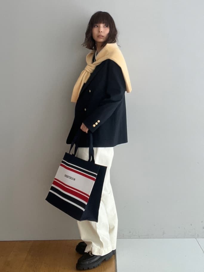 misaさんの「DRESSTERIOR｜コンフォート ダブルブレザー」を使ったコーディネート