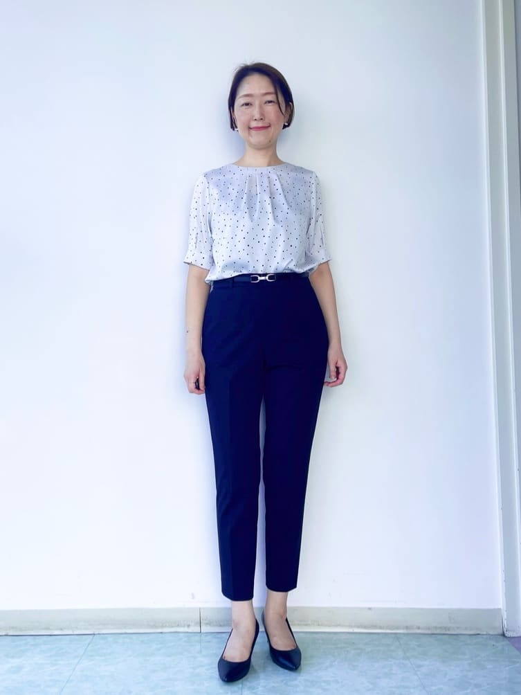 aliceさんの「UNTITLED｜【UV/接触冷感/スーツ】ジャージテーラードジャケット」を使ったコーディネート