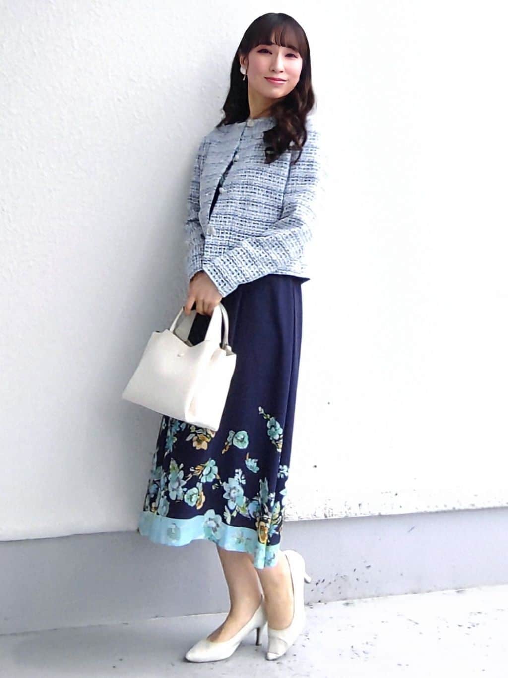 keinaさんの「SunaUna｜【手洗い可】花柄パネルワンピース」を使ったコーディネート