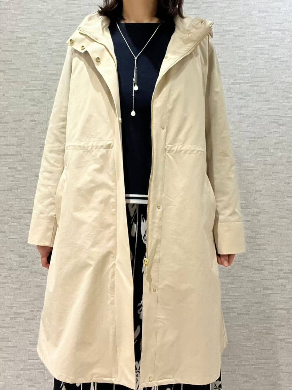 marikoさんの「Reflect｜【中綿ライナー付き】ライナー付きフーデッドロングコート」を使ったコーディネート