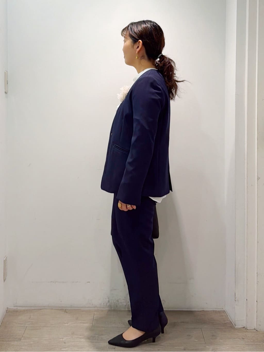 sumicaさんの「OPAQUE.CLIP｜《通勤対応》タックブラウス【洗濯機OK】」を使ったコーディネート