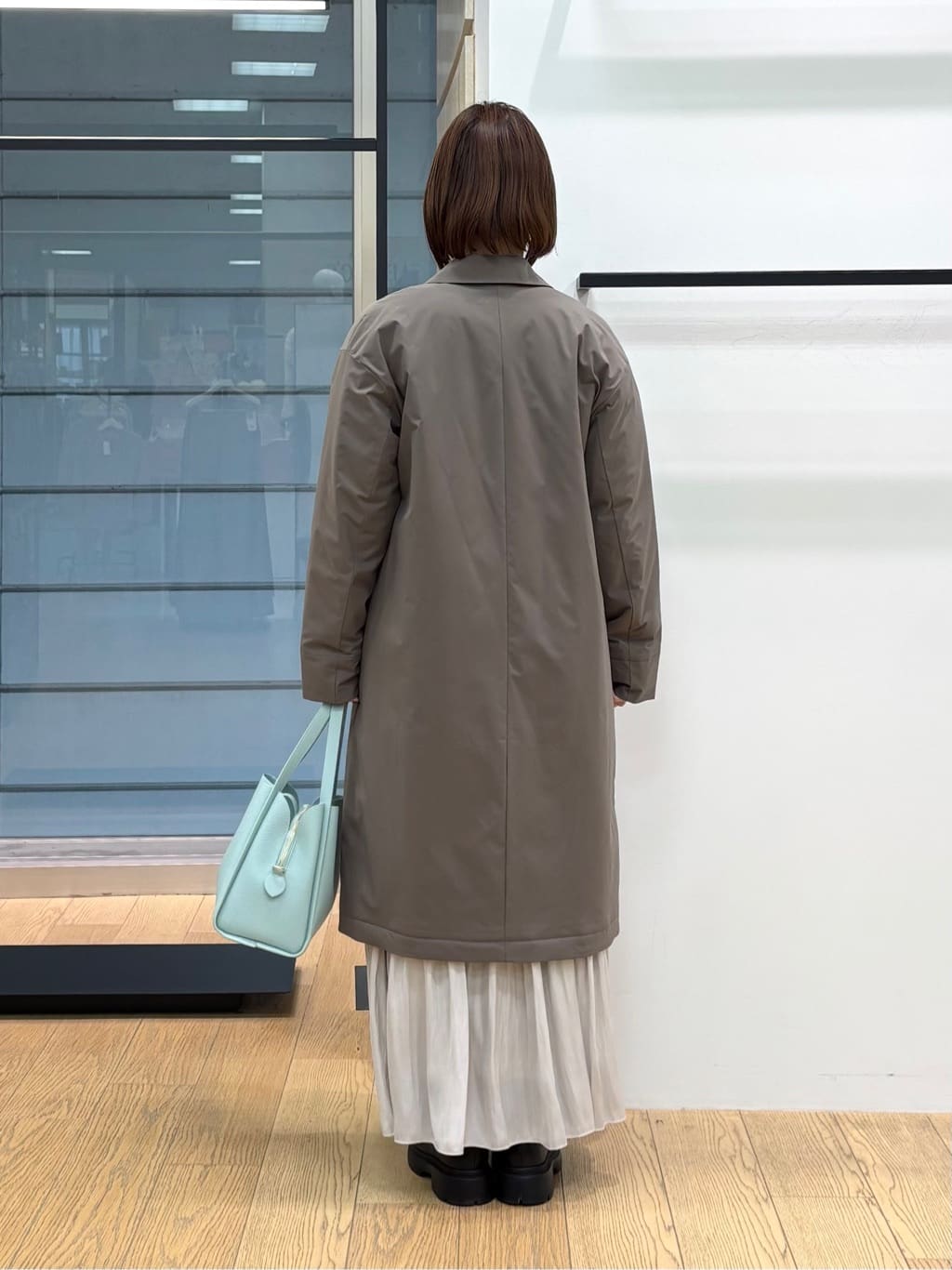 asamiさんの「INDIVI｜【洗える／ラメ／意匠感】ミックスブークレニット」を使ったコーディネート