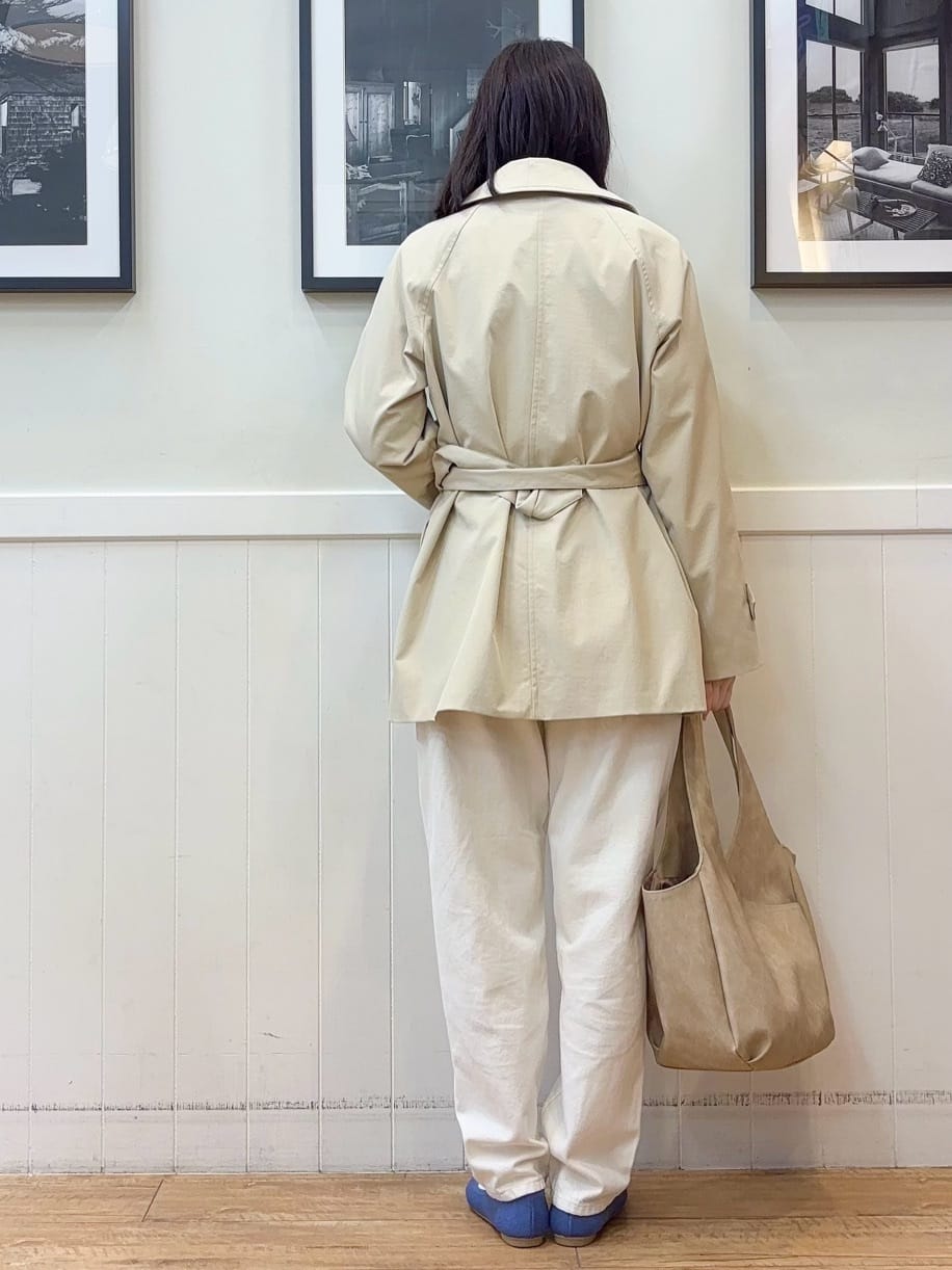 えぬさんの「SHOO･LA･RUE｜【SHOO・LA・RUE DENIM】大人のきれいめカジュアルに デニムテーパードパンツ」を使ったコーディネート